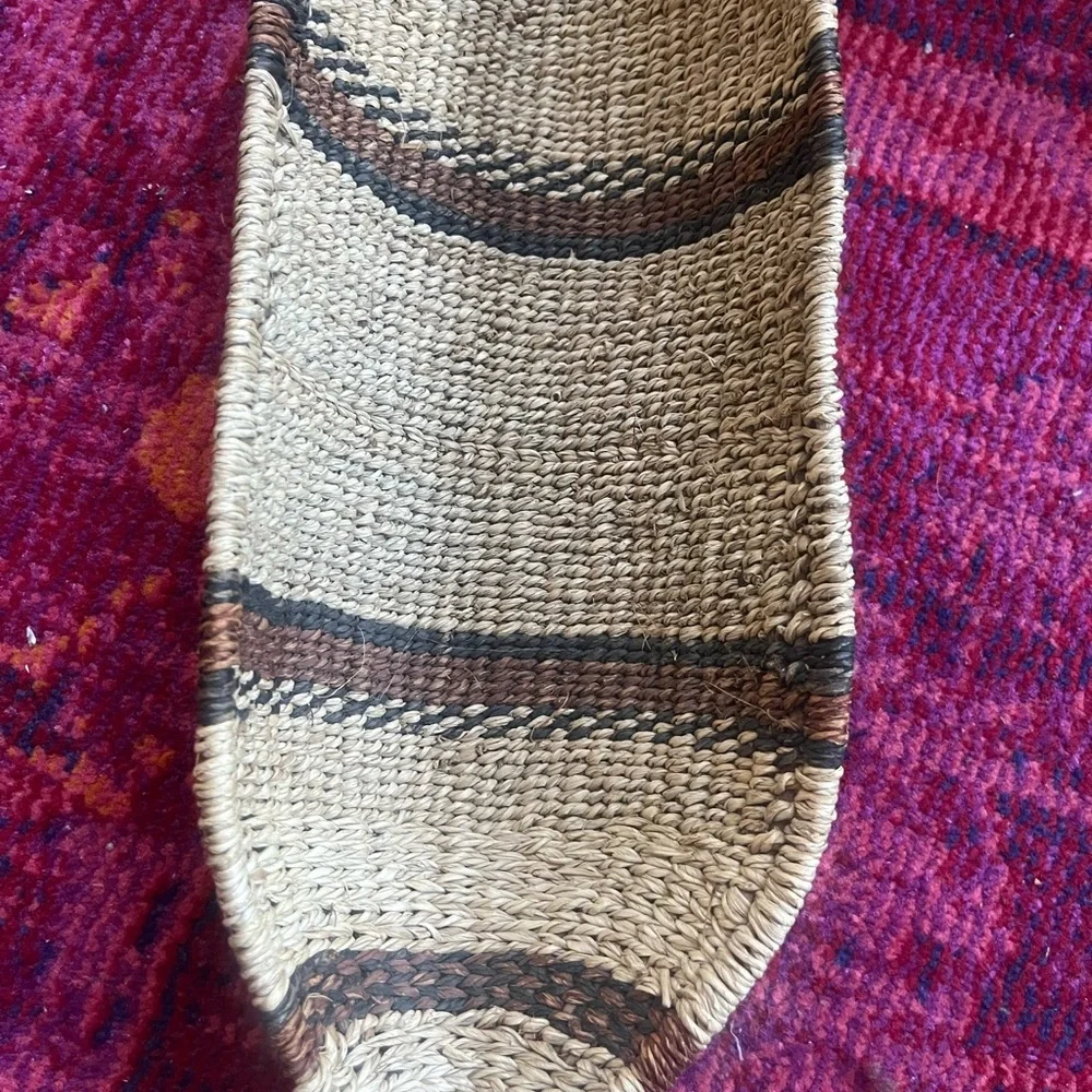 Ethiopian Hand Woven Gambella Canoe Basket